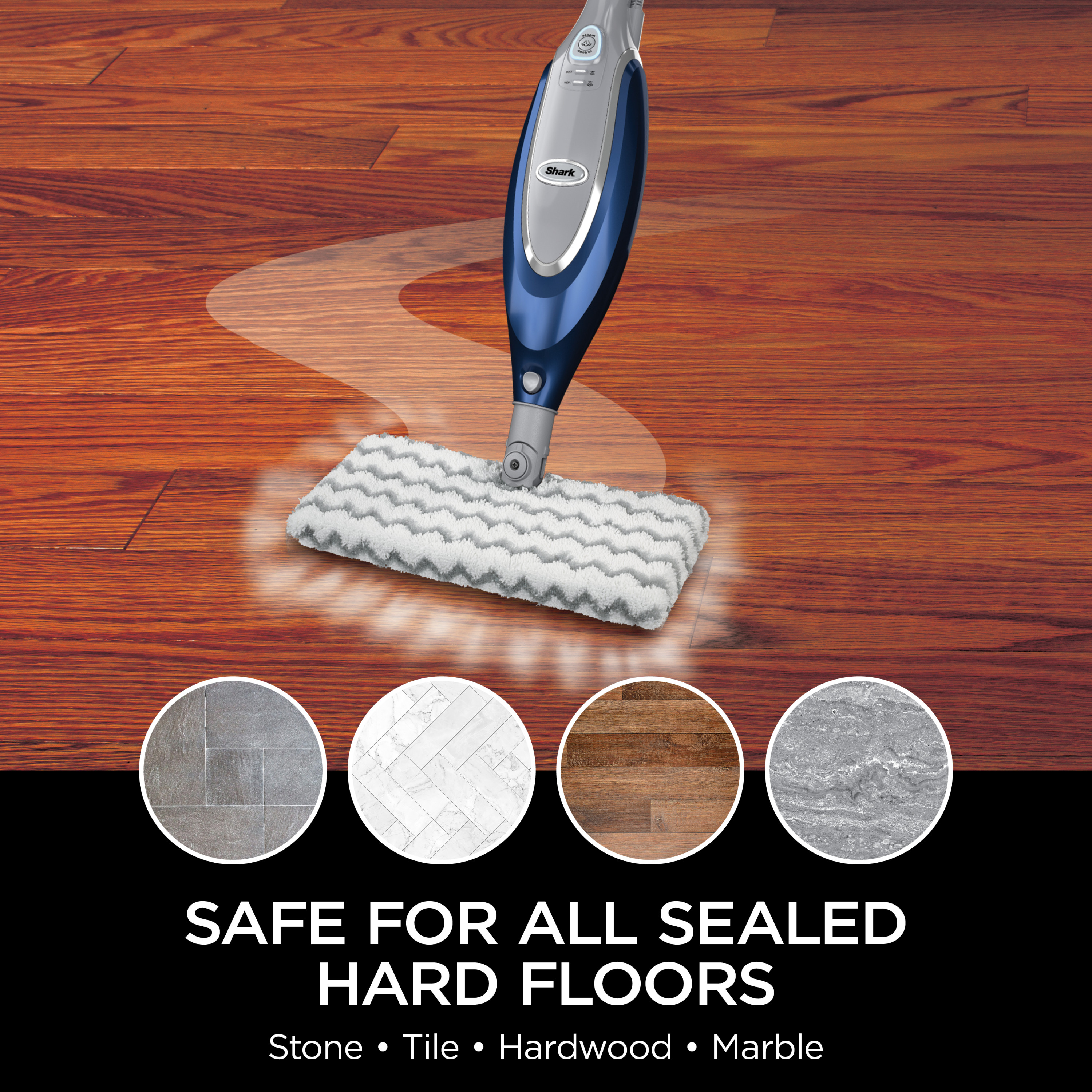 Shark® Professional Steam Pocket® mop for hard floors, deep cleaning, and sanitization, SE460 - image 5 of 10