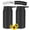Black, variant on Aomota 2 Pack Glass Soap Dispenser Diamond Design , 12 Ounce Kitchen Soap Dispenser for Bathroom, Hand Soap, Dish Soap (Clear and Grey)