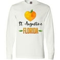 thumbnail image 3 of Inktastic St. Augustine Florida Orange in Heart Long Sleeve T-Shirt, 3 of 5