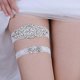 thumbnail image 1 of Precioso cinturón liguero para pierna de boda con perlas y diamantes de imitación. Regalo de lencería. Algo para la novia. Banda sexy de lentejuelas y encaje, 2 piezas, 1 of 5