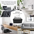 thumbnail image 5 of Leather bag, rectangular, 24*12.5*12.5 cm, black, 5 of 5