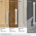 thumbnail image 3 of Amerock Faraday 6-5/16 inch (160mm) Center-to-Center Satin Nickel Cabinet Pull, 3 of 6