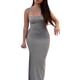 thumbnail image 4 of Txlixc Vestido de cola de pez sin mangas para mujeres Txlixc moda, 4 of 9
