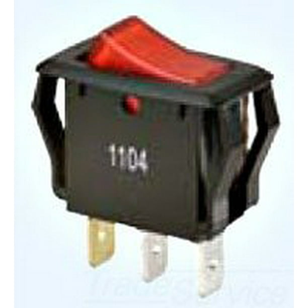 Buchanan 774039 Ideal Appliance Rocker Switch 1Pole SPST 125/250 Volt