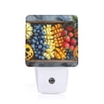 thumbnail image 1 of Fotbe Halloween Fruit Platter Pattern Plug-in LED Backlit Night Light with Motion Sensor & Dusk to Dawn Sensor Energy Efficient Night Light, Bedroom Night Light-UK, 1 of 7