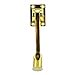 thumbnail image 2 of 5" Brass Plated Flip Down Door Holder, 2 of 2