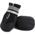thumbnail image 5 of 4Pcs Winter Snow Dog Boots Neoprene Nonslip Rubber Sole Dog Shoes for Medium Large Dogs, 5 of 6