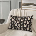 thumbnail image 5 of Honeii Flowe Rooster Decorative Throw Pillow Case - Elevate Your Couch, Sofa, or Bed with Stylish Home Decor, Perfect Gift Idea-14"x20", 5 of 6