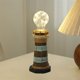 thumbnail image 5 of Joyero de madera con adorno, decoración de escritorio, mobiliario luminoso para el hogar, decoración de regalo de estilo mediterráneo, pequeña luz de noche LED, estante decorativo con, 5 of 8