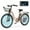 Pink, variant on MOONCOOL Electric Bicycle for Adults 350W , 7-Speed Ebike with 36V 10.4Ah Removable Battery， 40 Miles Range , 20 mph Electric Commuter Bike for Women Men, Certified to UL 2849 by SGS