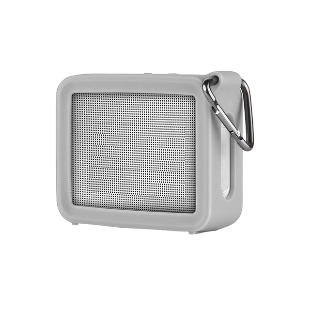 Reemplazo del protector de silicona de la caja de sonido del altavoz inalámbrico de la cubierta del altavoz Bluetooth para JBL Go 2, gris plateado Inevent EL001527-03