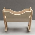 thumbnail image 4 of 1/12 casa de accesorios de fotografía casa de accesorios DIY artesanía cuna juguete muebles de dormitorio juguete para niñas perfke Cuna de casa de muñecas, 4 of 7