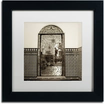 Trademark Fine Art "Cordoba I" Canvas Art by Alan Blaustein, White Matte, Black Frame