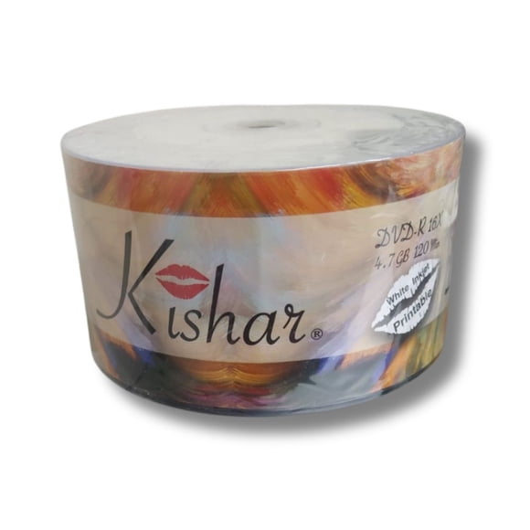Kishar DVD-R Printable con 50 discos