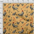 thumbnail image 3 of oneOone Polyester Spandex Pale Orange Fabric Hen Diy Clothing Quilting Fabric Print Fabric By Yard 56 Inch Wide-9S, 3 of 6