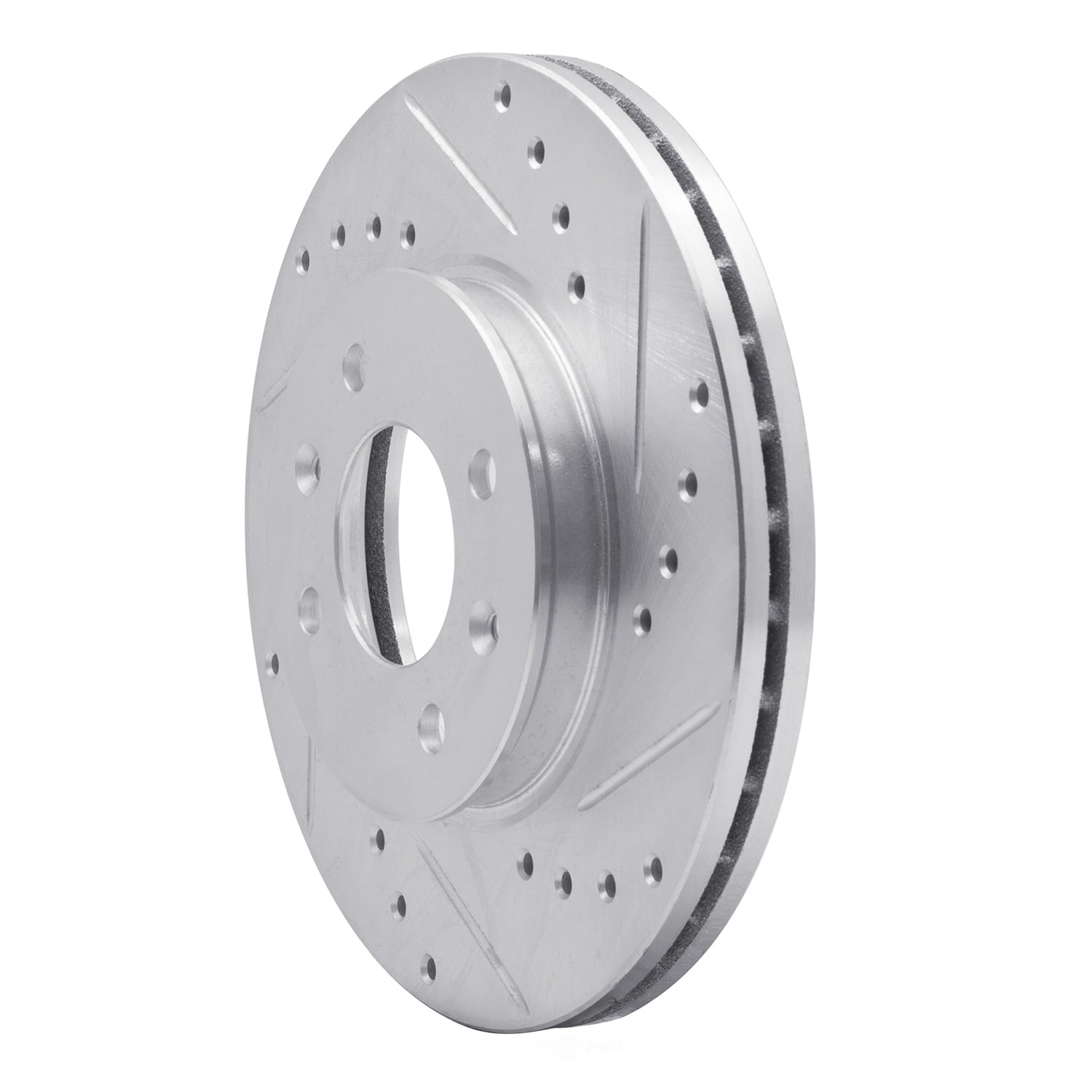 Dynamic Friction Company 631-03042R DFC Brake Rotor - Drilled And Slotted - Silver