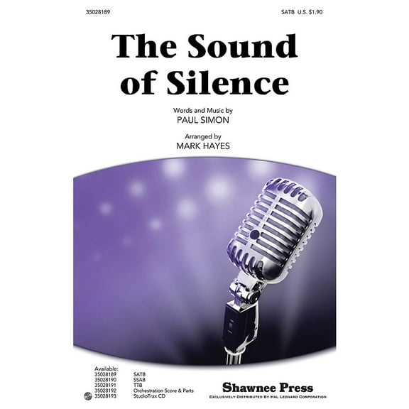 Shawnee Press The Sound of Silence Studiotrax CD by Simon And Garfunkel Arranged by Mark Hayes