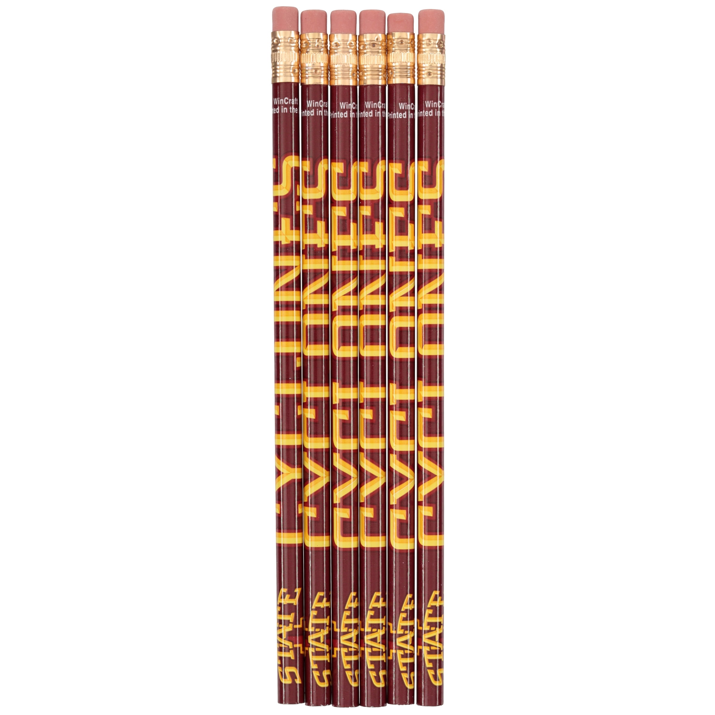 Wincraft NCAA Pencil 6 Pack 