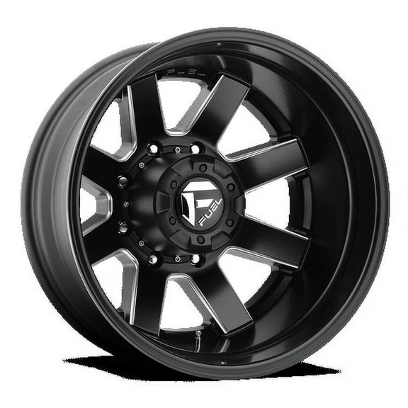 Fuel 1PC Aluminum Rim D538 MAVERICK 22X8.25in Matte Black Milled Finish, D53822829335