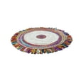 thumbnail image 6 of Oussum Hand Woven Natural Jute Cotton Area Rug Round Indoor Braided Chindi Rugs Area Runner Online, 6 of 6