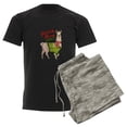 thumbnail image 6 of CafePress - Falalala Llama Pajamas - Men's Dark Loose Fit Cotton Pajama Set, 6 of 7