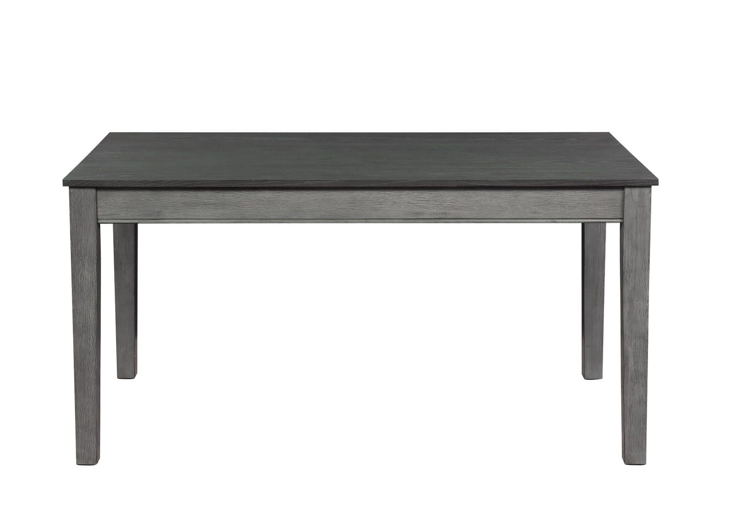 Topline Home Furnishings Dining Table with Drawers Grey