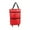 Red, variant on SHENGXINY Grocery Cart on Wheels 40x10x45cm Clearance Foldable Shopping Trolley Soft Oxford Fabric Shopping Trolley With Folding Wheels Strength Saving Reusable Shopping Bag For Shopping Red
