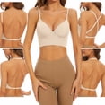 thumbnail image 3 of WHEANG Bras for Women No Underwire Seamless CD Cup Comfort Push Up Bra with Side Support Smoothing Plus Size Everyday Bra Size B White, 3 of 5