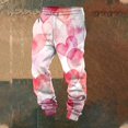 thumbnail image 2 of Mepaouo Mens Wide Leg Sweatpants with Pockets Heart Open Bottom Workout Joggers Pants for Men(Red,XL), 2 of 4