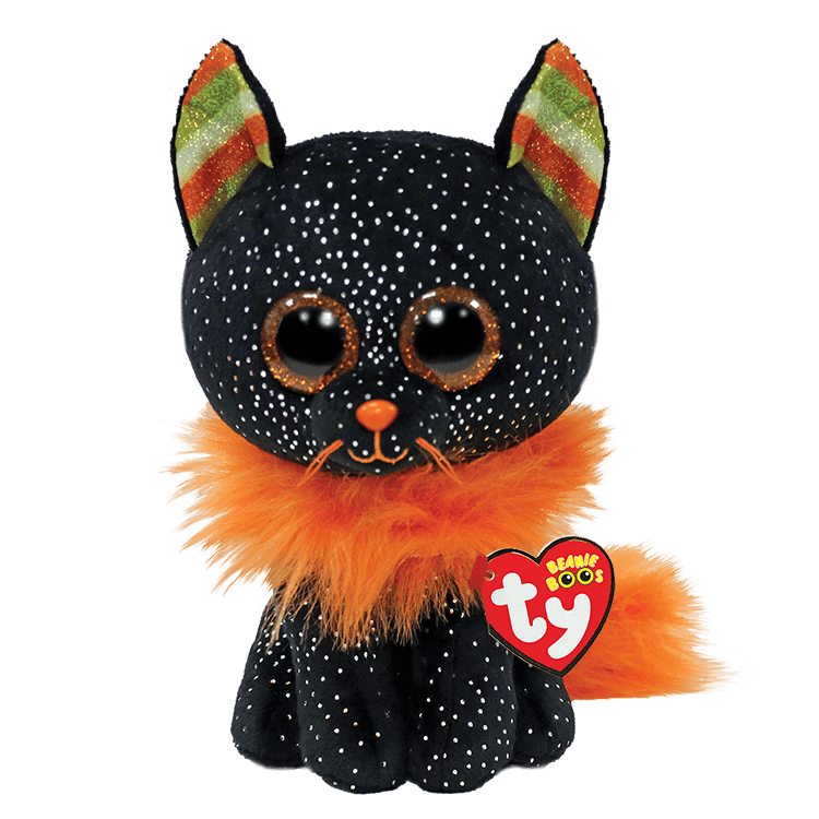Ty Beanie Boos MORTICIA the Halloween Cat (6 Inch) Stuffed Plush Toy