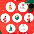 thumbnail image 5 of Northlight Santa Claus Cut-Out with Miniature Ornaments Christmas Decoration - 10.25", 5 of 8