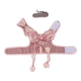 thumbnail image 3 of Arnés y correa para gatos, transpirable, con lazo de hadas, cuerda para caminar al aire libre, color rosa hada, talla S, 3 of 14
