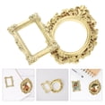thumbnail image 4 of 12pcs Vintage Resin Picture Frame Antique Photo Oval And Rectangle Frame Jewelry Display Frame Photo Frame For Diy Art Projects And Home Decor, 4 of 7