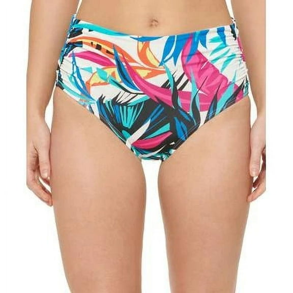 Calvin Klein LAPIS MULTI TROPICAL RAINFOREST Bikini Swim Bottom, US Small