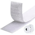 thumbnail image 2 of 20-50mm Magic Sticker Tape Self Adhesive Extra Strong Double Sided Adhesive with Sticker Pad Fluffy Hook and Loop Fastener White White 1Meter 20mm, 2 of 6