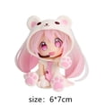 thumbnail image 1 of Figura Original de Hatsune Miku, figura de princesa de pelo largo, posición sentada, falda con lazo, modelo de muñeca bonita para regalo de colección de Fans, 1 of 4