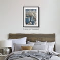 thumbnail image 4 of Bathroom Decor Wall Art Blue Beach Picture Ocean Theme Flower Canvas Print Modern Coastal Seascape Painting Framed Seaside Artwork Floral Daisy in Indian Vase for Home Sea Lake Bedroom 12x16inch, 4 of 5
