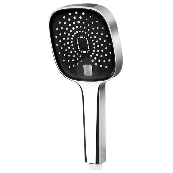 Pressurized Handheld Shower Head with 4-Mode Adjustable Spray, Self-Cleaning Nozzles and Leak-Proof Design, Large Coverage Bathroom Showerhead for Home and Spa Use