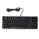 thumbnail image 1 of Teclado mecánico, teclado mecánico para juegos 87 teclado retroiluminado teclado retroiluminado con cable USB uso conveniente, 1 of 8
