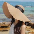thumbnail image 3 of CoCopeaunts Sun Hat for Women, Women's Wide Brim Sun Hat Summer Beach Sun Hat UV Sun Protection Packable Reversible Bucket Hat, 3 of 3