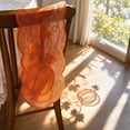 thumbnail image 4 of geerera 72" Lace Pumpkin Table Runner, Orange Scalloped Edge Harvest Runner, Rustic Fall Thanksgiving Table Decor for Dining Table, Mantel & Home, 4 of 6
