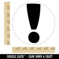 thumbnail image 2 of Exclamation Mark Punctuation Self-Inking Rubber Stamp Ink Stamper - Black Ink - Large 1-1/2 Inch, 2 of 7
