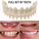 thumbnail image 1 of Upper Lower Dental Veneers Dentures - Snap On False Teeth For A Perfect Smile, 1 of 5