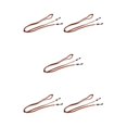 thumbnail image 3 of Transemion Eyeglass Strap Non- for Slip Stretchy Universal Rope Eyewear Sports Retainer Dark Brown 26.77 Inch 5Set, 3 of 6