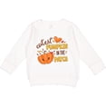thumbnail image 2 of Inktastic Cutest Pumpkin in the Patch with Orange Heart Toddler Sweatshirt, 2 of 4