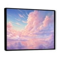 thumbnail image 2 of Designart "Whimsical Cloud Scenery III" Sky Floater Framed Wall Art Living Room, 2 of 5