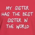 thumbnail image 3 of CafePress - My Sister Best Sister Women's Dark T Shirt - Women's Traditional Fit Dark T-Shirt, 3 of 4