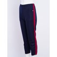 thumbnail image 5 of Haitryli Boys Girls Drawstring Sweatpants Contrasting Stripe Jogger Pants High Waisted Athletic Baggy Trousers Navy Blue Red L, 5 of 7