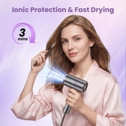 NEXPURE Hair Dryer, Ionic Blow Dryer with Nozzle, for All Hair Types,Light and Quiet Home, Travel