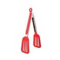 thumbnail image 1 of Fiudx Pinza para Barbacoa, Pinzas de Cocina de Acero Inoxidable, Herramienta Antiadherente para Hornear, Pinza para Alimentos con Agarre Cómodo, Ayuda para Cocinar de Fácil Limpieza, Ideal para Asar,, 1 of 2